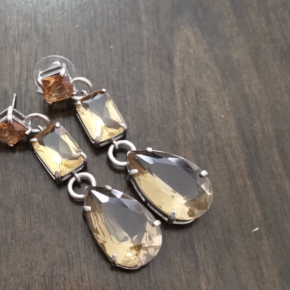 Brand New large crystal earrings